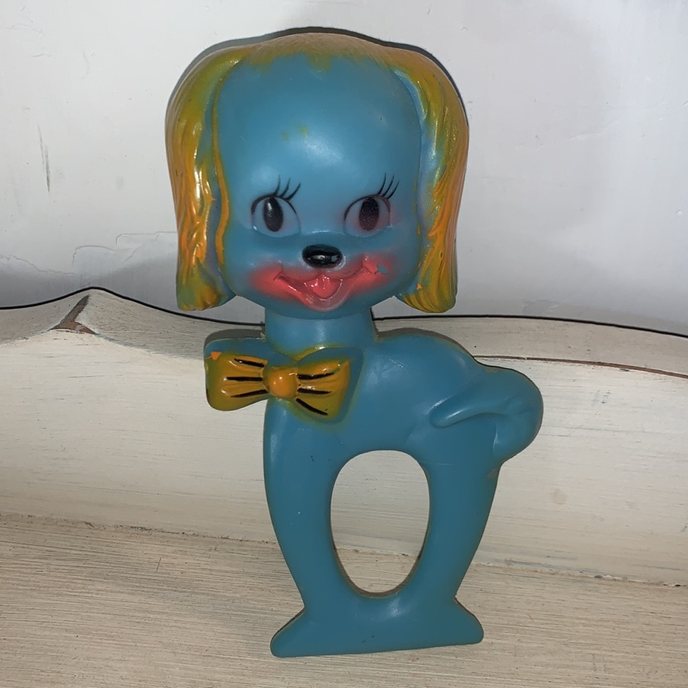 Vintage Dog Rattle Toy